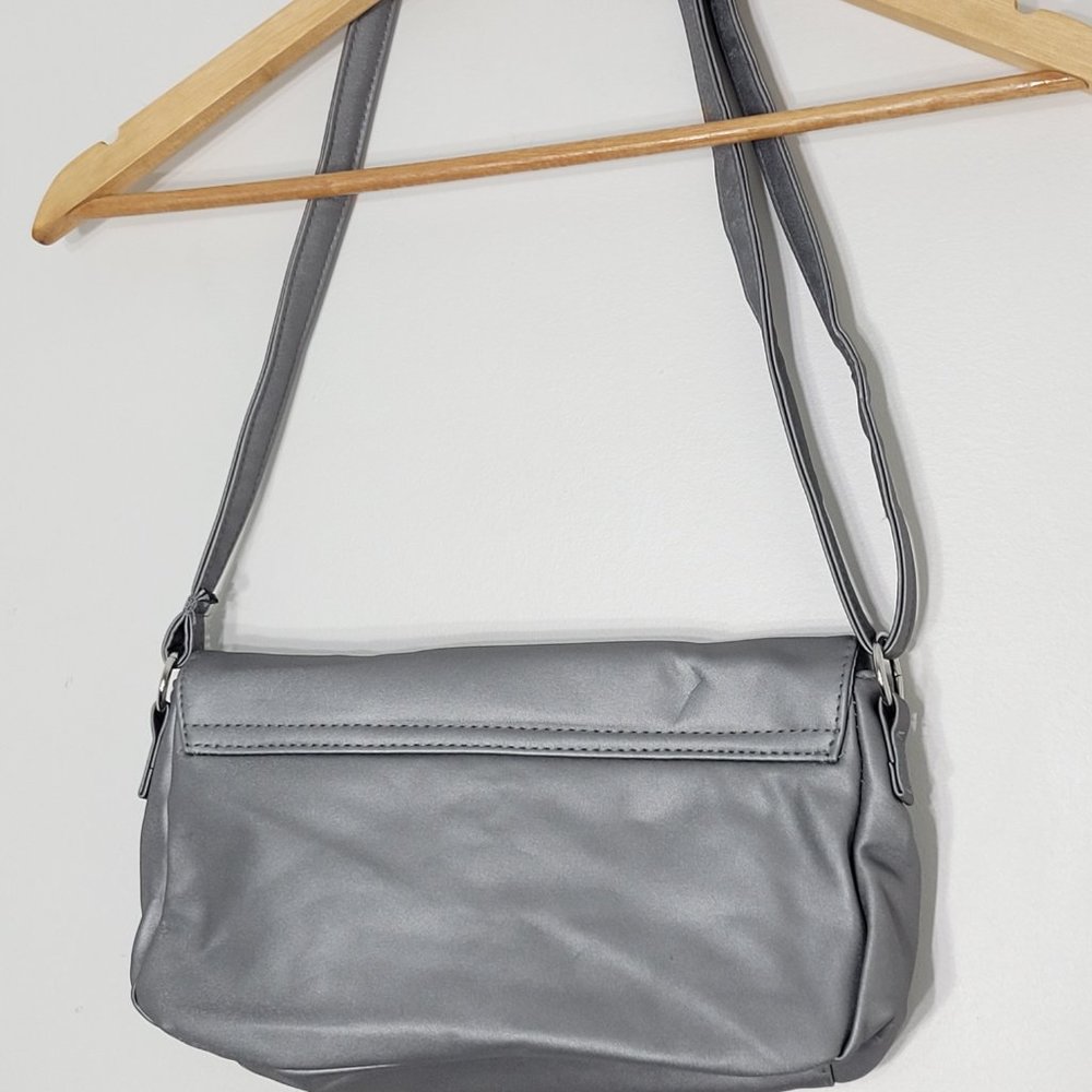 Matis Paris Women's Gray Adjustable Beauty Expert Little Purse Bag Pockets - Picture 3 of 12